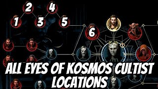 All EYES OF KOSMOS Cultist Locations in AC Odyssey [upl. by Seline]