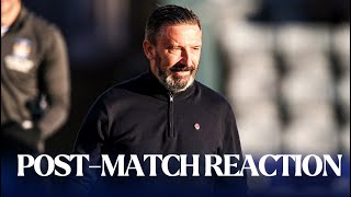 Dundee A  Postmatch Derek McInnes [upl. by Ydoow]