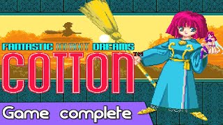 Cotton Arcade Sega 1991 Complete gameplay 🕹️ No deaths  HD 60fps [upl. by Eltotsira811]