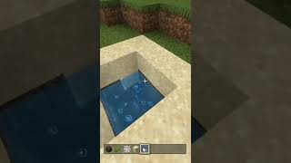 how to make quicksand in minecraft shorts [upl. by Nyvrem]