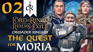 SPEAK FRIEND AND ENTER Crusader Kings 3  Realms In Exile LOTR Mod  The Quest for Moria 2 [upl. by Leann]