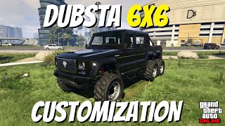 Dubsta 6x6 Customization  GTA Online [upl. by Brynne]