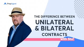 Unilateral Contract vs Bilateral Contract  Real Estate Vocab with Stu [upl. by Hnahk914]