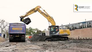 Kobelco SK210LC 11 Van Schaik Grondverzet BV in de praktijk [upl. by Ahsaenat109]