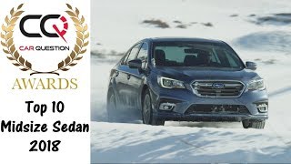 2018 Best Family car to BUY  CarQuestion Midzise sedan Awards 2018 [upl. by Chapin]