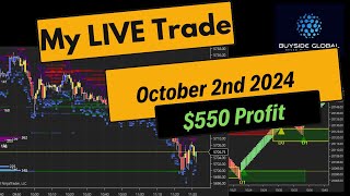 550 Profit  Liquidity amp Order Flow Trading  October 2nd [upl. by Hanford]