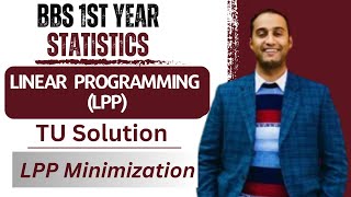 Linear Programming Problem in Nepali  LPP Minimization Case  BBS 1st Year Statistics Gurubaa [upl. by Lupita592]