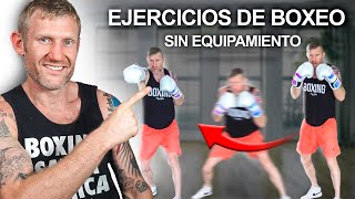 4 Ejercicios de Boxeo SIN EQUIPAMIENTO para entrenar en casa [upl. by Natsuj938]