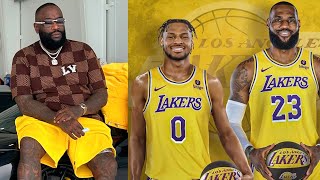 Rick Ross on Nepotism And Bronny amp LeBron James Playing For The Lakers [upl. by Gladdy]