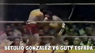 Betulio Gonzalez vs Guty Espada  WBA World Fly 12081978  Maracay [upl. by Annid]