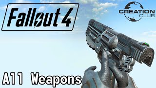 Fallout 4  All Creation Club Weapons [upl. by Ttergram427]