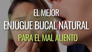 El mejor enjuague bucal natural para el mal aliento 👄🍃  recomendado por dentista biológica 🦷👌🏻 [upl. by Anigger]