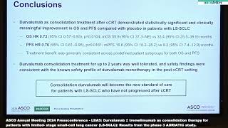 ASCO 2024  LBA4 The ADRIATIC Study [upl. by Buyse]