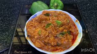 Chicken Capsicum recipe roti combinationcapsicum  bonelesschicken [upl. by Nosyrb]