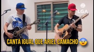 ASI SE ESCUCHA LOS PLEBES DEL RANCHO CON SU NUEVA VOZ  CANTA IGUAL QUE ARIEL [upl. by Giardap]