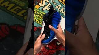 UNBOXING ROYAL NIKE AIR FOAMPOSITE ONE RELEASING THIS FRIDAY 96 240 COP OR DROP sneaker review [upl. by Modla80]