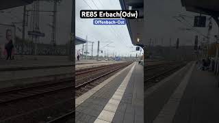 OffenbachOst Vorbeifahrt BR615RE85➡️ErbachOdenwald br615 vias shorts [upl. by Kaycee]