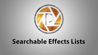 Searchable Effects Lists [upl. by Ansell]