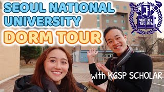 Seoul National University KGSP full dormitory tour Graduate Residence with KGSP scholar 2021 [upl. by Idas]