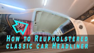 How to Replace the Headliner on Lotus elan plus 2 [upl. by Celestyna]