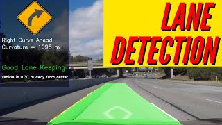 Lane Detection  Python OpenCV Project  with code [upl. by Cofsky]