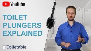 Toilet Plungers Explained by Toiletablecom [upl. by Eilhsa]