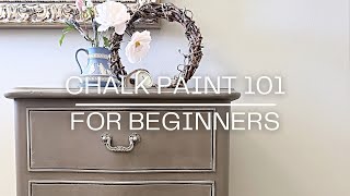 Chalk Paint 101 for Beginners [upl. by Aik]