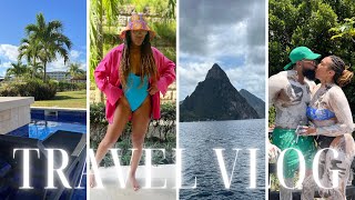 TRAVEL VLOG  ST LUCIA  Our Stay at the Royalton  Hideaway [upl. by Brathwaite228]