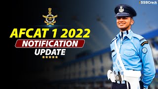 AFCAT 1 2022 Notification Update [upl. by Raybin]