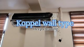 Koppel inverter Airconditioning  low running pressure high Amp iceing system  only deep clean [upl. by Enelrad]