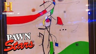 Pawn Stars Chum Catches a Fake with Art Expertise Season 13  History [upl. by Juli631]