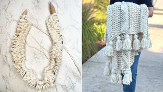 How To Make A Chunky Knit Blanket [upl. by Oiramat]