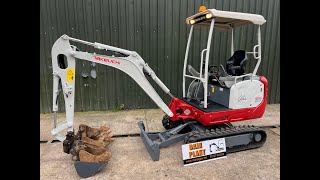 TAKEUCHI TB216 MINI EXCAVATOR FOR SALE [upl. by Tippets]