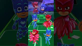 PJ Masks  CatBoy 🆚 Owlette X Dance Song Tiles Hop EDM Rush shorts [upl. by Dnalel930]