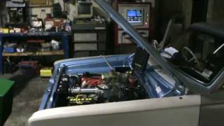 Chrysler Slant 6 supercharged on dyno [upl. by Abate]