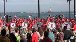 Marching Illini quotHey Babyquot at Navy Pier [upl. by Zaneta]