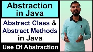 Abstraction in Java  what is abstract class and abstract methods in Java Hindi [upl. by Mace]