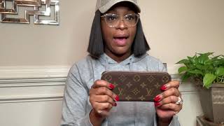 Louis Vuitton Clemence Wallet Review [upl. by Bohun]