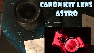 Canon 18 55mm kit lens for Astrophotography [upl. by Hardigg]