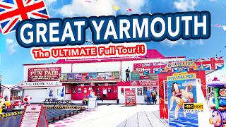 GREAT YARMOUTH  The ULTIMATE tour of seaside holiday town Great Yarmouth Norfolk [upl. by Aleet]