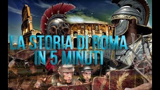 IMPERO ROMANO IN 5 MINUTI  STORIA DI ROMA ANTICA [upl. by Baal]