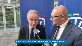 Petrucci a Villa Guicciardini per la festa del basket toscano E i Dragons presentano le squadre [upl. by Swart]