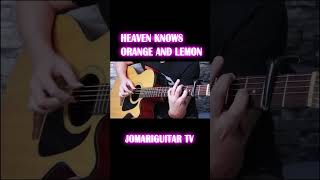 heaven knows fingerstyle [upl. by Pros342]