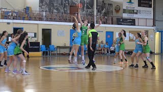 Basket U15 F Cht PACA 1er QT Antibes vs Rousset 30 avril 2022 [upl. by Lleznov]