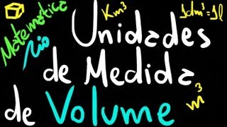 Unidades de Medida de Volume  Matemática Rio [upl. by Larrie418]