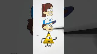 Gravity Falls Characters Puzzle 🧩 shortsvideo puzzle [upl. by Anyel671]