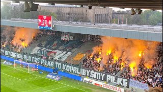 PL Cracovia  Wisła Kraków Derby KS Fans 20220501 [upl. by Hazmah58]