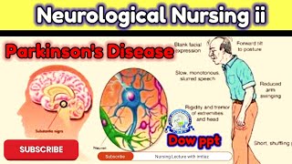 Parkinsons Disease Neurological Nursing ii DOW LECTURES PPTS In HindiUrdu [upl. by Albright]