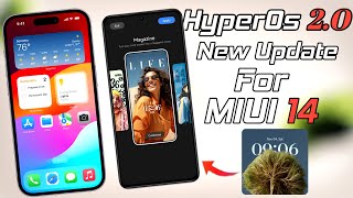 Exclusive  HyperOS  iOS Theme For MIUI 14  HyperOS iOS Style Premium Theme For Any Xiaomi Devices [upl. by Nwahsud]