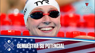 Katie Ledecky debuta en natación  Juegos Olímpicos París 2024  Telemundo Deportes [upl. by Vladamir22]